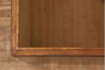 和製アンティーク　シンプルなつくりで和洋どちらにも合う楠木の収納箱(収納BOX)(R-052909)