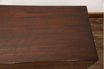 和製アンティーク　シンプルなつくりで和洋どちらにも合う楠木の収納箱(収納BOX)(R-052909)