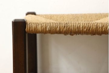 中古　松本民芸家具　アジアンテイストのお部屋にもぴったりなラッシスツール(椅子、チェア)(R-052938)
