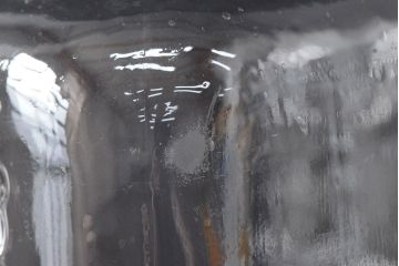 昭和レトロ　乳菓カルケット　ガラス瓶(エンボス、アルミ蓋、ガラスビン、小物収納、ディスプレイ)(R-052944)