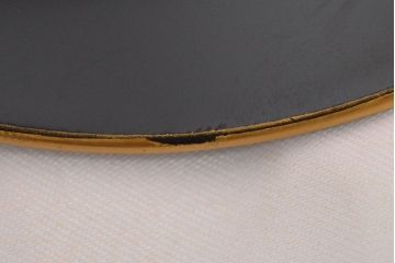 大正〜昭和初期　黒漆金蒔絵　木製椀9客(お椀、漆器)(R-052946)