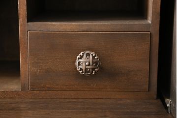 中古　永田良介商店　クラシカルな雰囲気を醸しだすライティングビューロー(簿記机、在宅ワーク、在宅用ワークデスク)(定価約54万円)(R-052953)