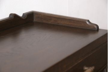 中古　永田良介商店　クラシカルな雰囲気を醸しだすライティングビューロー(簿記机、在宅ワーク、在宅用ワークデスク)(定価約54万円)(R-052953)