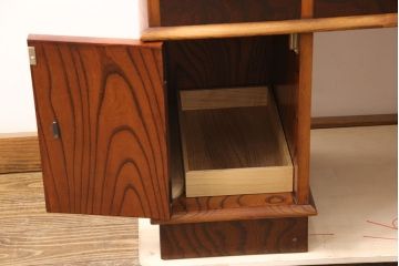 中古　美品　岩谷堂箪笥　上質な和の空間づくりにおすすめなドレッサー&スツールセット(鏡台、ミラー)(R-052954)
