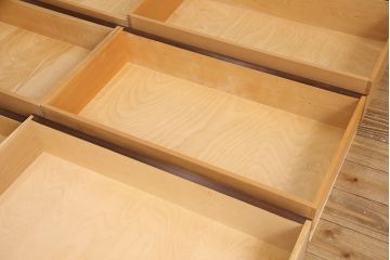 中古　松本民芸家具　D型整理タンスI　和洋どちらにも馴染む上品な佇まいのチェスト(洋服タンス、引き出し)(定価約38万円)(R-052959)