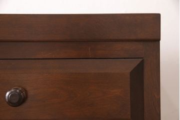 中古　松本民芸家具　D型整理タンスI　和洋どちらにも馴染む上品な佇まいのチェスト(洋服タンス、引き出し)(定価約38万円)(R-052959)