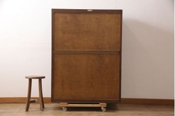 中古　松本民芸家具　D型整理タンスI　和洋どちらにも馴染む上品な佇まいのチェスト(洋服タンス、引き出し)(定価約38万円)(R-052959)