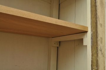 フランスアンティーク　大理石天板　歴史を感じさせるデザインと雰囲気が味わい深いシャビーなカウンターテーブル(コンソールテーブル、収納棚、サイドボード)(R-052960)
