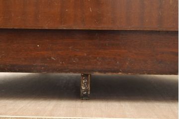フランスアンティーク　六角形のフォルムが珍しい!フレームに真鍮が使われているガラスケース(ショーケース、陳列棚、店舗什器)(R-052965)