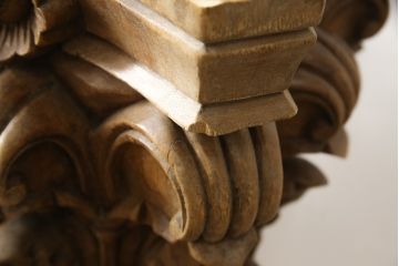 フランスアンティーク　Lloyd’s Antiques(ロイズ・アンティークス)　クラシカルな空間を演出するピラー2本セット(柱、ディスプレイ、コラム、花台)(R-052972)