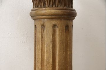 フランスアンティーク　Lloyd’s Antiques(ロイズ・アンティークス)　クラシカルな空間を演出するピラー2本セット(柱、ディスプレイ、コラム、花台)(R-052972)