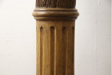 フランスアンティーク　Lloyd’s Antiques(ロイズ・アンティークス)　クラシカルな空間を演出するピラー2本セット(柱、ディスプレイ、コラム、花台)(R-052972)