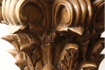 フランスアンティーク　Lloyd’s Antiques(ロイズ・アンティークス)　クラシカルな空間を演出するピラー2本セット(柱、ディスプレイ、コラム、花台)(R-052972)