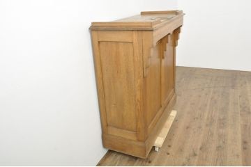 イギリスアンティーク オーク材 使い込まれた木の味わいが楽しめる教台(教壇、説教台、カウンターテーブル)(R-052981)