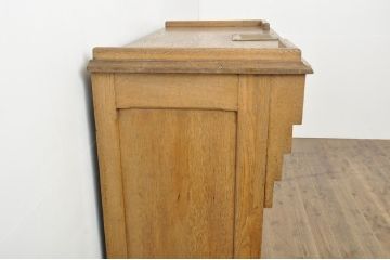 イギリスアンティーク オーク材 使い込まれた木の味わいが楽しめる教台(教壇、説教台、カウンターテーブル)(R-052981)