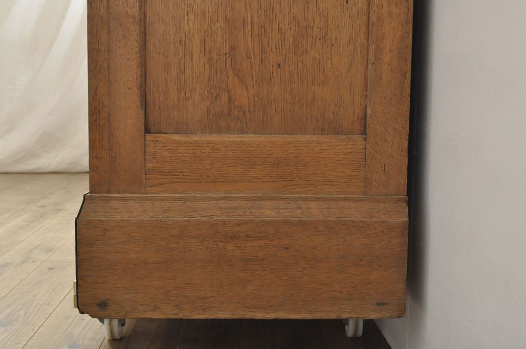 イギリスアンティーク オーク材 使い込まれた木の味わいが楽しめる教台(教壇、説教台、カウンターテーブル)(R-052981)