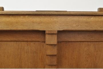 イギリスアンティーク オーク材 使い込まれた木の味わいが楽しめる教台(教壇、説教台、カウンターテーブル)(R-052981)