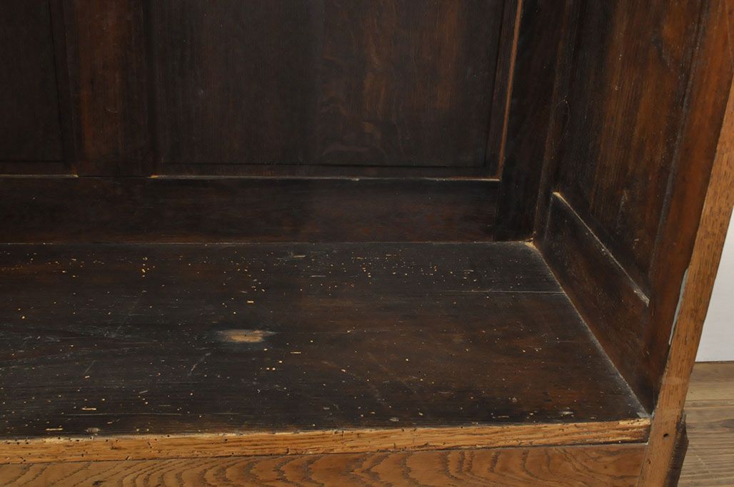 イギリスアンティーク オーク材 使い込まれた木の味わいが楽しめる教台(教壇、説教台、カウンターテーブル)(R-052981)