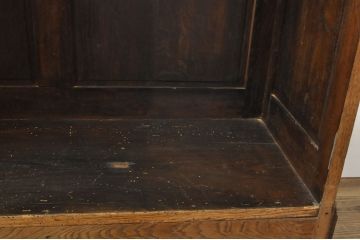 イギリスアンティーク オーク材 使い込まれた木の味わいが楽しめる教台(教壇、説教台、カウンターテーブル)(R-052981)