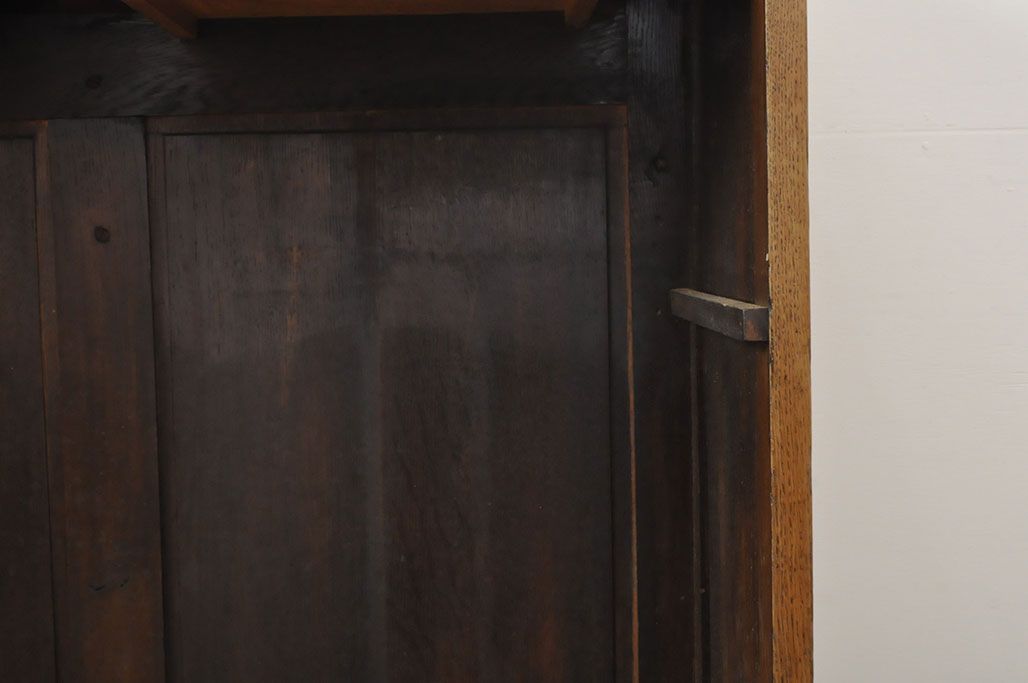 イギリスアンティーク オーク材 使い込まれた木の味わいが楽しめる教台(教壇、説教台、カウンターテーブル)(R-052981)