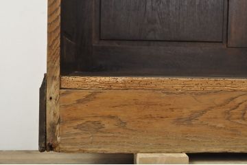 イギリスアンティーク オーク材 使い込まれた木の味わいが楽しめる教台(教壇、説教台、カウンターテーブル)(R-052981)