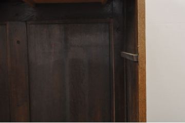 イギリスアンティーク　オーク材　使い込まれた木の味わいが楽しめる教台(教壇、説教台、カウンターテーブル)(R-052981)