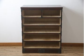 中古　訳あり品　岩谷堂箪笥　和の趣溢れる重厚感たっぷりな整理箪笥(チェスト、引き出し、和タンス、衣装箪笥)(R-052991)