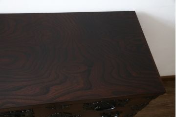 中古　訳あり品　岩谷堂箪笥　和の趣溢れる重厚感たっぷりな整理箪笥(チェスト、引き出し、和タンス、衣装箪笥)(R-052991)