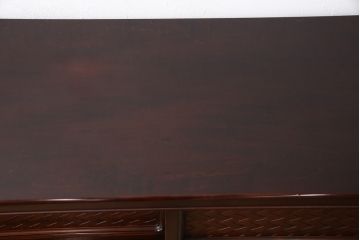 和製ビンテージ　モリシゲ(MORISHIGE/森繁)　品のある佇まいが上質な和の空間にぴったりな、モダンな茶棚(飾り棚、収納棚、ヴィンテージ)(R-053001)