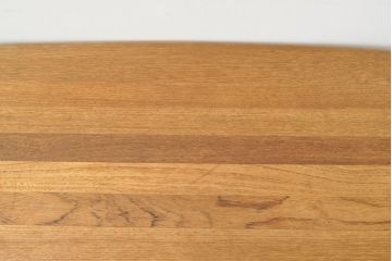 北欧ビンテージ　チーク無垢材　丸みを帯びたデザインがかわいらしいローテーブル(リビングテーブル、センターテーブル、ヴィンテージ)(R-053021)