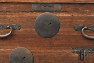 和製アンティーク　落ち着いた和の空間づくりに取り入れたい2段重ね総桐たんす(時代箪笥、和タンス、収納箪笥、引き出し、チェスト)(R-053034)