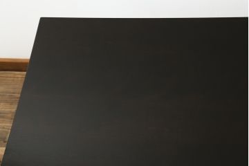 ビンテージ家具　松本民芸家具　ダイニングの雰囲気をぐっと素敵にしてくれる棚付きダイニングテーブル(食卓、2人掛け、4人掛け、ヴィンテージ)(R-053044)