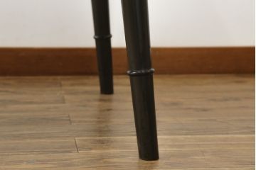 ビンテージ家具　松本民芸家具　ダイニングの雰囲気をぐっと素敵にしてくれる棚付きダイニングテーブル(食卓、2人掛け、4人掛け、ヴィンテージ)(R-053044)