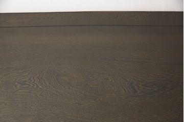 中古　美品　タガヤサン　細やかな彫刻が美しい、ガラス天板付きダイニングテーブル(食卓)(R-053051)