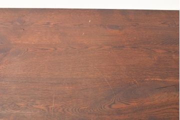 フランスアンティーク　オーク材　アイアンレッグがクールでかっこいい特大テーブル(ダイニングテーブル、作業台)(R-053055)