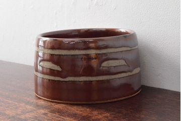 浜田晋作　益子焼　鉢(濱田庄司(浜田庄司))(R-053058)