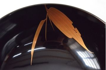 明治〜大正　輪島塗　金蒔絵の見事な木製椀10客(漆器、お椀)(R-053059)