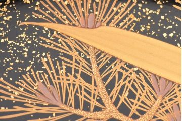 明治〜大正　輪島塗　金蒔絵の見事な木製椀10客(漆器、お椀)(R-053059)