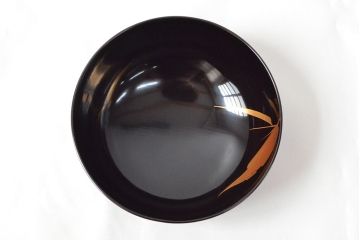 明治〜大正　輪島塗　金蒔絵の見事な木製椀10客(漆器、お椀)(R-053059)
