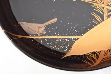 明治〜大正　輪島塗　金蒔絵の見事な木製椀10客(漆器、お椀)(R-053060)