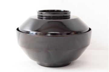 明治〜大正　輪島塗　金蒔絵の見事な木製椀10客(漆器、お椀)(R-053060)