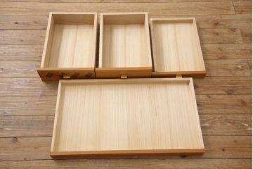 中古　美品　高級品　手造り工芸家具　凝ったつくりが魅力的な片袖机(文机、在宅ワーク、在宅用座机、在宅ワーク、在宅用ワークデスク)(R-053068)