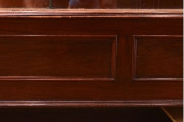 フランスアンティーク　マホガニー材　重厚感ある佇まいが目を引くガラスケース(ショーケース、カウンターテーブル、店舗什器)(R-053085)