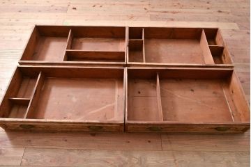 フランスアンティーク パイン材 味わいのある佇まいが最高の雰囲気を醸し出すカウンターテーブル(サイドボード、キャビネット、引き出し、店舗什器)(R-053087)