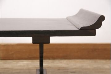 和製アンティーク　総ケヤキ材　上質な和の空間づくりにぴったりな文机(ローテーブル、座机、センターテーブル、花台)(R-053088)
