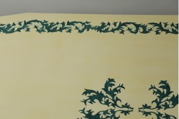 中古　フランス高級家具　八角形の天板が珍しい!お洒落なデザインが魅力の大型ダイニングテーブル　定価約130万円　(R-053090)