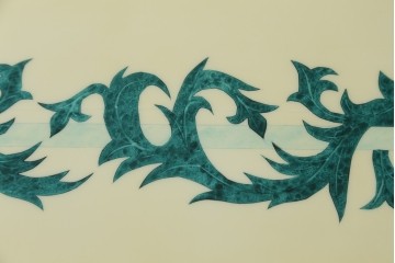 中古　フランス高級家具　八角形の天板が珍しい!お洒落なデザインが魅力の大型ダイニングテーブル　定価約130万円　(R-053090)