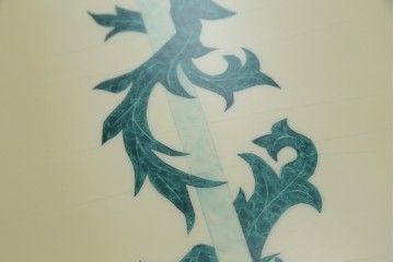 中古　フランス高級家具　八角形の天板が珍しい!お洒落なデザインが魅力の大型ダイニングテーブル　定価約130万円　(R-053090)