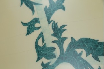 中古　フランス高級家具　八角形の天板が珍しい!お洒落なデザインが魅力の大型ダイニングテーブル　定価約130万円　(R-053090)