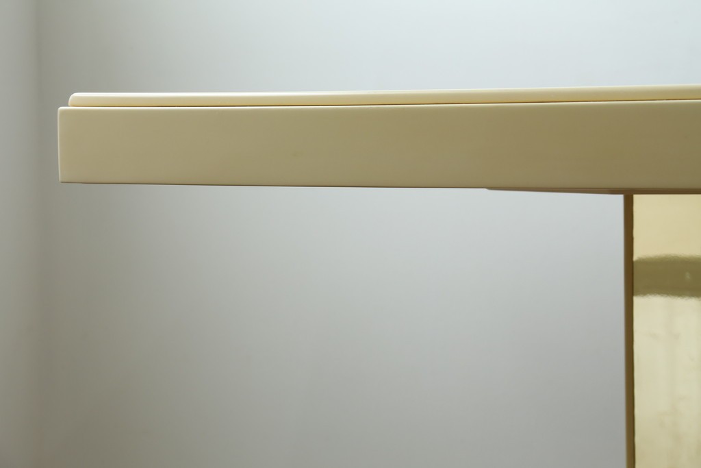 中古　フランス高級家具　八角形の天板が珍しい!お洒落なデザインが魅力の大型ダイニングテーブル　定価約130万円　(R-053090)